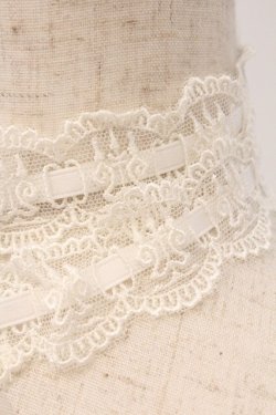 画像3: Moi-meme-Moitie / 燭台レース飾り  ホワイト O-26-03-24-016-MO-ZA-IG-OS