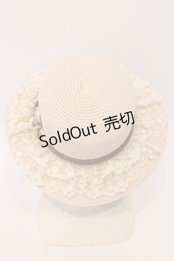 画像4: axes femme / 巻きバラレースカンカン帽  ピンク O-26-03-24-017-AX-AC-YM-OS