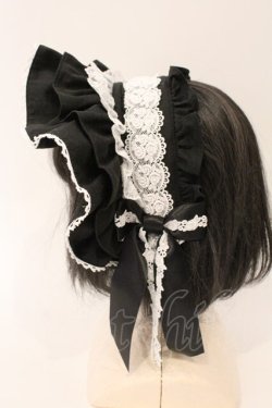 画像4: Angelic Pretty / Elegant Roseブリム付カチューシャ  クロ×シロ O-26-03-24-021-AP-AC-IG-OS