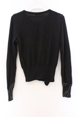 画像3: MILK / プリーツリボンカーデ  クロ O-26-03-25-037-ML-TO-IG-OS