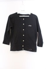 画像1: MILK / 刺繍入りカットカーディガン  クロ O-26-03-25-041-ML-TO-IG-OS (1)