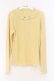 画像1: axes femme / バラボトルネックリブプルオーバー F イエロー O-26-03-25-055-AX-TO-OW-OS (1)