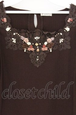 画像2: axes femme / ローズガーデンプルオーバー M ブラウン O-26-03-25-056-AX-TO-OW-OS