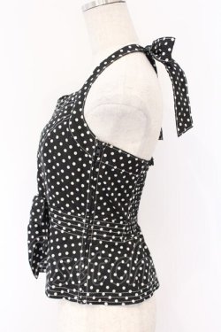 画像2: MILK / ホルターネックトップス  クロドット O-26-03-25-001-ML-TO-IG-OS