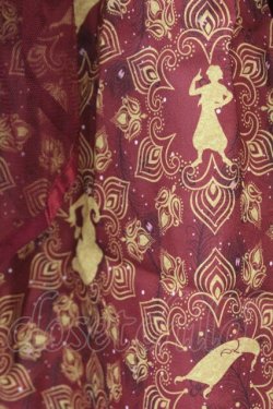 画像2: axes femme POETIQUE / Disneyアラジンスカート M エンジ O-26-03-25-008-AX-SK-YM-OS