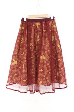 画像3: axes femme POETIQUE / Disneyアラジンスカート M エンジ O-26-03-25-008-AX-SK-YM-OS