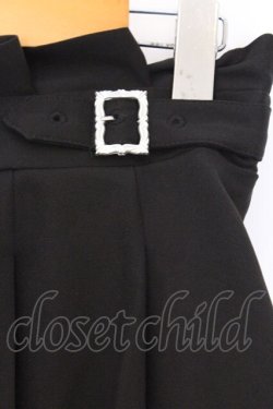 画像2: axes femme / ベルト付きフレアスカートパンツ F クロ O-26-03-25-009-AX-SK-YM-OS