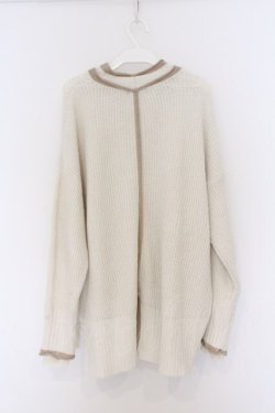 画像3: axes femme / バイカラーボトルネックニット F オフシロ O-26-03-25-018-AX-TO-IG-OS