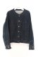 画像1: axes femme / ノーカラージャケット L インディゴ O-26-03-25-020-AX-JA-IG-OS (1)