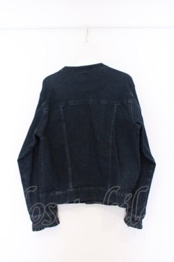 画像3: axes femme / ノーカラージャケット L インディゴ O-26-03-25-020-AX-JA-IG-OS