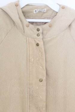 画像2: axes femme / フード付ミドル丈モッズコート L ベージュ O-26-03-25-022-AX-CO-IG-OS