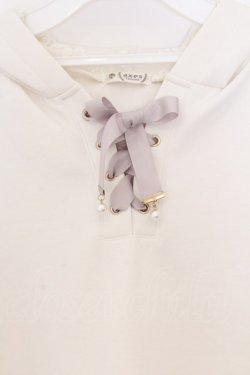 画像2: axes femme / ダンボールニットポンチョ F オフシロ O-26-03-25-023-AX-TO-IG-OS