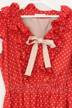 画像2: MILK / Holy nightドレス  アカ ドット O-26-03-25-029-ML-OP-IG-OS