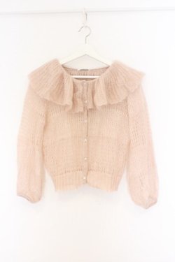 画像1: MILK / フラッフィーカーデ  ピンク O-26-03-25-030-ML-TO-IG-OS