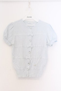 画像1: MILK / トリプルリボンカーデ  サックス O-26-03-25-031-ML-TO-IG-OS