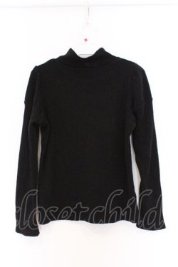 画像3: MILK / ボトルネックニットトップス  クロ O-26-03-25-033-ML-TO-IG-OS