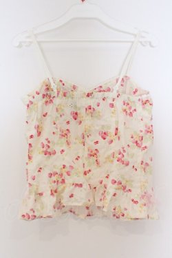 画像3: LIZ LISA / グリッターレース花柄ビスチェ  アイボリーｘピンク O-26-03-27-035-LO-TO-YM-OS