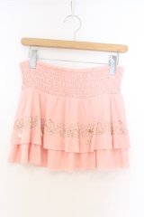 LIZ LISA / ステッチワークミニスカート  ピンク O-26-03-27-037-LO-SK-YM-OS