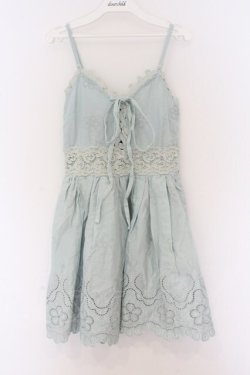 画像1: LIZ LISA / カッティングレースワンピース 0 ブルー O-26-03-27-038-LO-OP-YM-OS