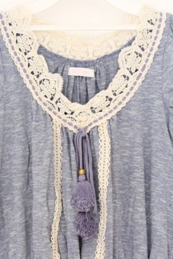 画像2: LIZ LISA / ボーダーコットンロンパース F ブルー O-26-03-27-044-LO-OP-YM-OS