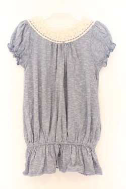 画像3: LIZ LISA / ボーダーコットンロンパース F ブルー O-26-03-27-044-LO-OP-YM-OS