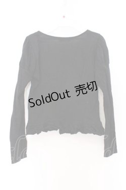 画像3: BPN / シャーリング切り替えカットソー M ブラック O-26-03-27-047-GO-TO-OW-OS