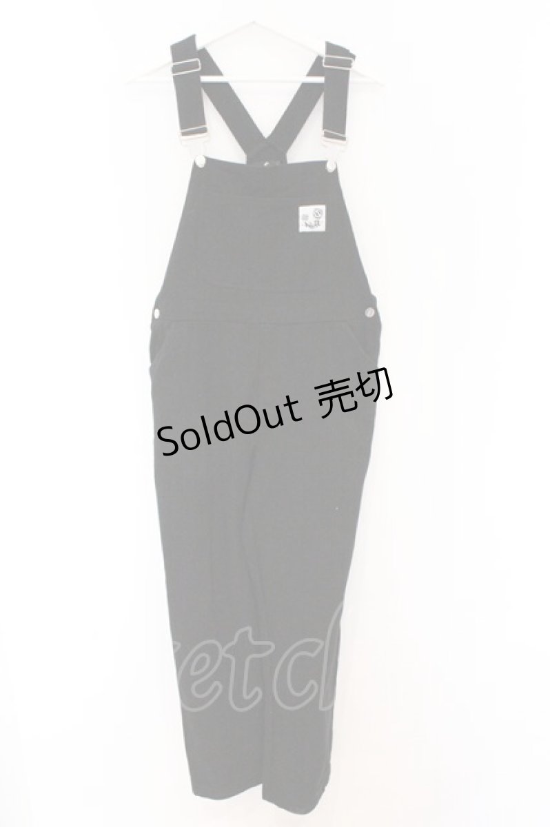 画像1: NieR Clothing / オーバーオール F ブラック O-26-03-27-052-PU-OP-OW-ZT032 (1)