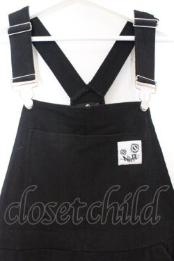 画像2: NieR Clothing / オーバーオール F ブラック O-26-03-27-052-PU-OP-OW-OS