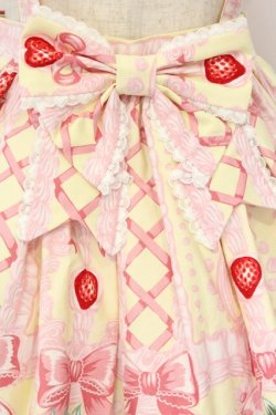 画像2: Angelic Pretty / Decoration Strawberry スカート  イエロー O-26-03-27-055-AP-SK-IG-OS