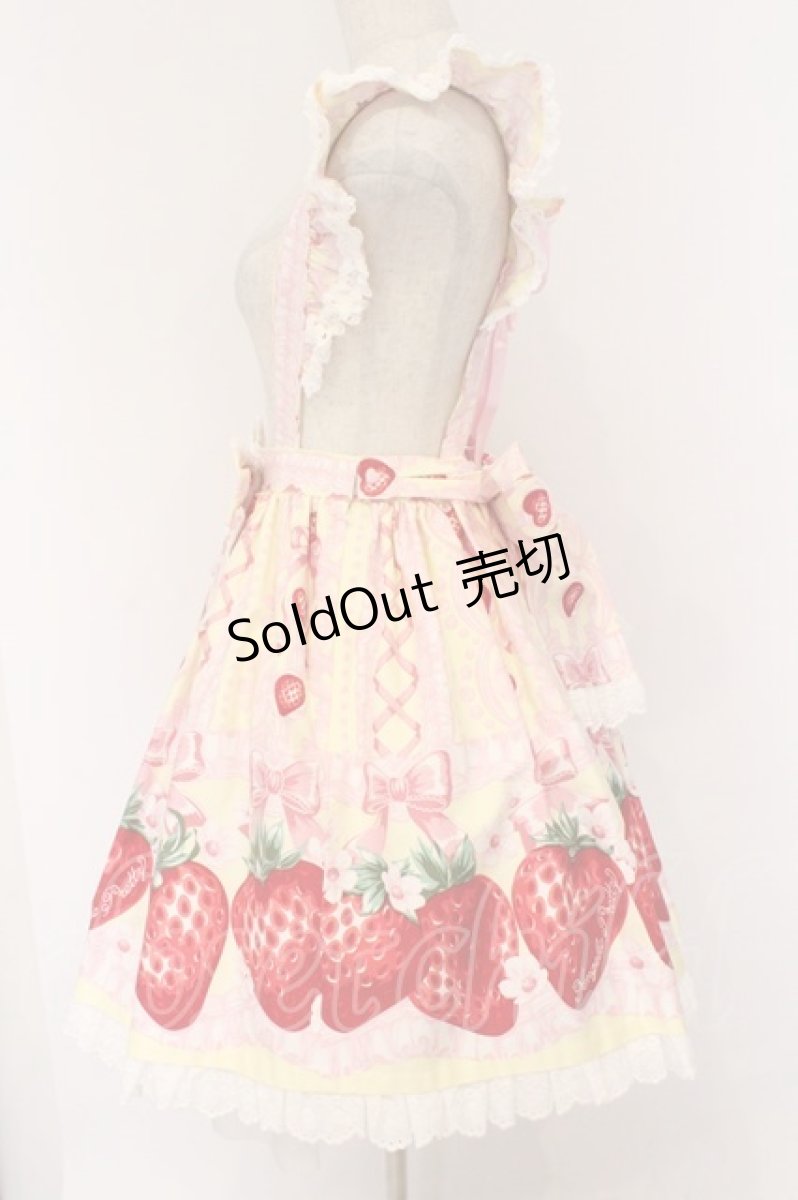画像3: Angelic Pretty / Decoration Strawberry スカート  イエロー O-26-03-27-055-AP-SK-IG-OS (3)