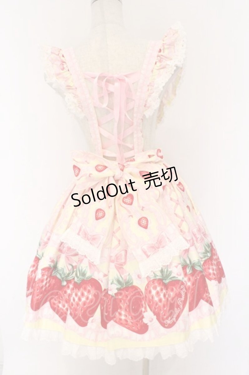 画像4: Angelic Pretty / Decoration Strawberry スカート  イエロー O-26-03-27-055-AP-SK-IG-OS (4)