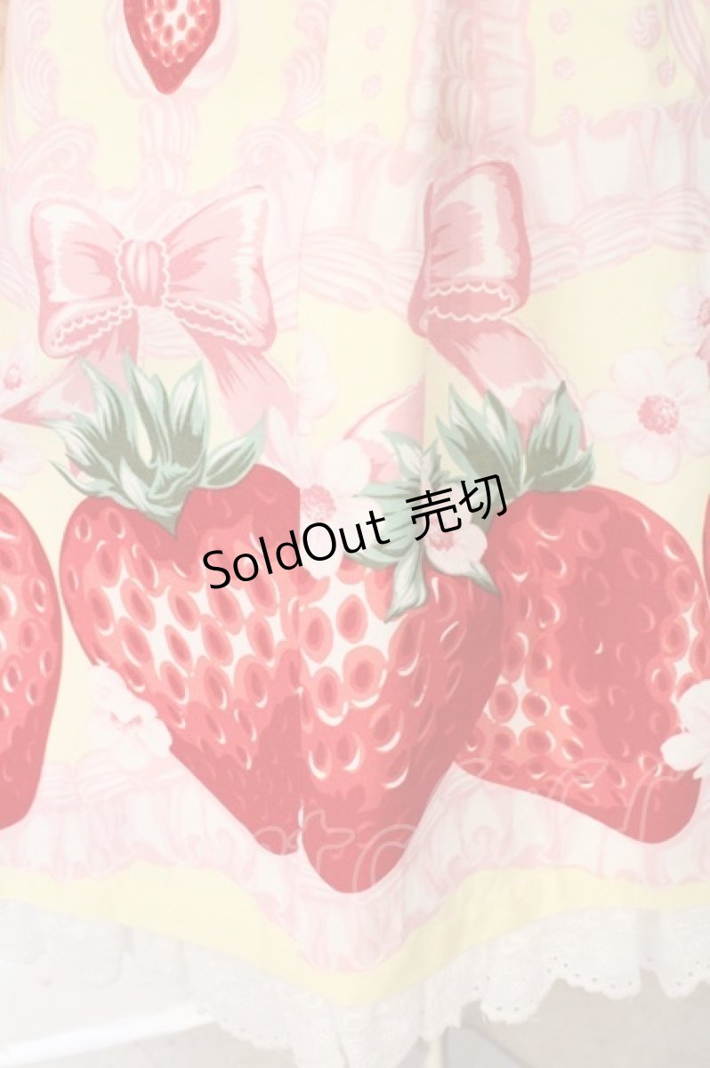 画像5: Angelic Pretty / Decoration Strawberry スカート  イエロー O-26-03-27-055-AP-SK-IG-OS (5)