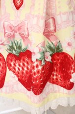 画像5: Angelic Pretty / Decoration Strawberry スカート  イエロー O-26-03-27-055-AP-SK-IG-OS (5)
