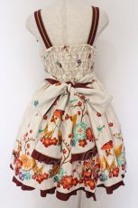 画像5: metamorphose / 春告げ鳥の恋うららプリーツジャンパースカート  えんじ×ワイン O-26-03-27-056-ME-OP-IG-OS (5)