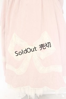 画像3: Hoshibako Works / リボンフローラコットンレースロングワンピース  ピンク×生成り O-26-03-27-058-LO-OP-IG-OS