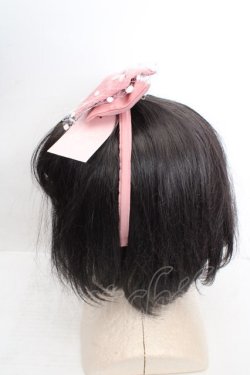 画像2: Melody BasKet / Dollyリボンカチューシャ  ピンク O-26-03-27-1026-LO-AC-OW-OS