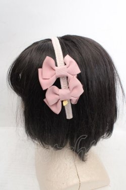 画像2: Emily Temple cute / ツインリボンカチューシャ  ピンク O-26-03-27-1027-ET-AC-OW-OS