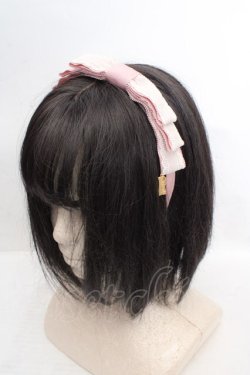 画像1: Emily Temple cute / レースリボンカチューシャ  ピンク O-26-03-27-1028-ET-AC-OW-OS