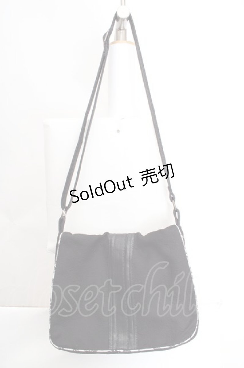 画像5: Qutie Frash / 和柄ショルダーバッグ  ブラック O-26-03-27-1003-QU-BG-IG-ZTK051 (5)