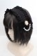画像1: Triple fortune / 刺繍ヘッドドレス  ブラック O-26-03-27-1032-EL-AC-OW-OS (1)