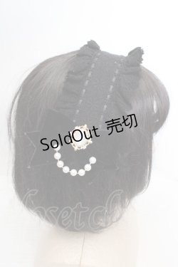 画像3: Triple fortune / 刺繍ヘッドドレス  ブラック O-26-03-27-1032-EL-AC-OW-OS