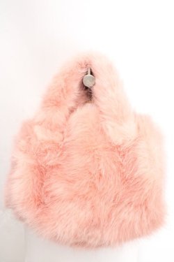 画像1: MILK / Fluffyボストンバツグ  ピンク O-26-03-27-1004-ML-BG-IG-OS