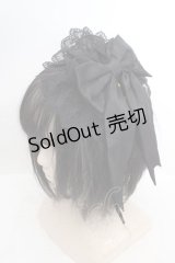 Magical Holic / クロスチャーム円形クリップヘッドドレス  ブラック O-26-03-27-1033-LO-AC-OW-OS