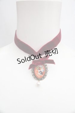 画像1: metamorphose / まどろみチョーカー  ワイン O-26-03-27-1035-ME-AC-OW-OS