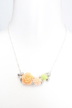 画像2: metamorphose / ミルキーローズショートネックレス  シルバー O-26-03-27-1040-ME-AC-OW-OS