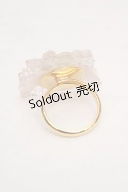 画像2: Enchantlic Enchantilly / Dolled up Ring  お昼寝バニー・ブラウン・顔 O-26-03-27-1045-LO-AC-OW-OS