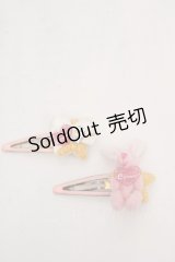 metamorphose / うさぎ＆星パッチンピン  ピンク O-26-03-27-1049-ME-AC-OW-OS