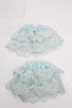 画像2: metamorphose / バラ付レースカフス  サックス O-26-03-27-1060-ME-ZA-OW-OS