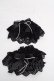 画像1: metamorphose / バラ付レースカフス  クロ O-26-03-27-1061-ME-ZA-OW-OS (1)