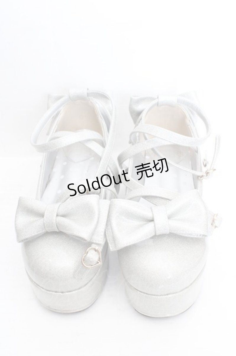 画像1: Angelic Pretty / Dreamy Twinkleシューズ M シルバーラメ O-26-03-27-1010-AP-SH-IG-OS (1)